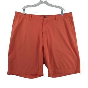 Quicksilver Quick Dry Amphibian Board Shorts Men's Size 40 Orange 9" Inseam